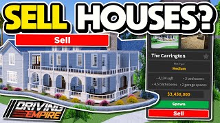 *SELLING HOUSES* Option is PROBABLY **NOT** GETTING ADDED into Driving Empire...!!