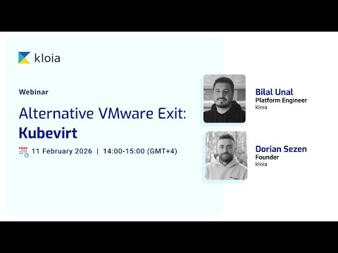 Webinar: Alternative VMware Exit: KubeVirt