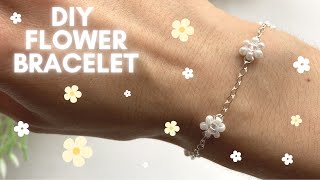 DIY Chain Daisy Bracelet Tutorial | How to Make Flower Bracelet | Step by Step Tutorial
