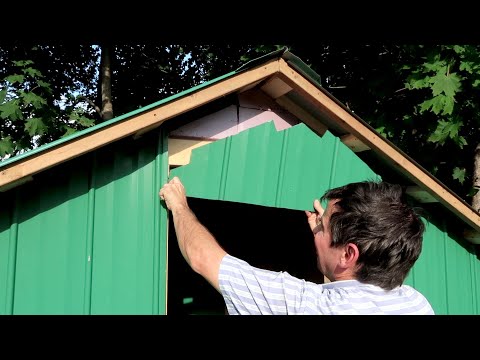 Metal roofing and siding for my shed
