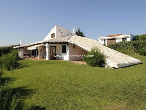 BINIBECA ESPECTACULAR a ojo de Drone. MENORCA Chalet M 6385.