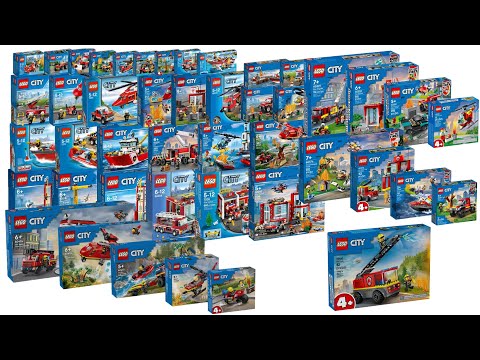 All LEGO City Fire Sets 2010-2025 Compilation/Collection Speed Build