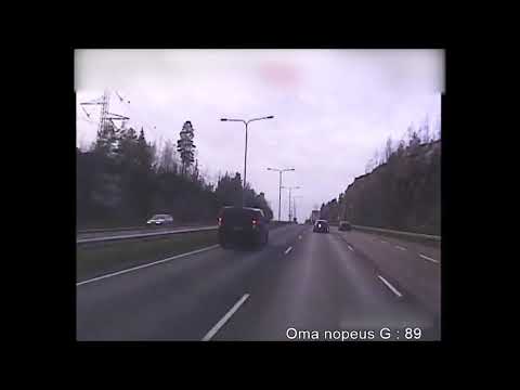 Poliisin raju takaa-ajo Lähdenväylällä.