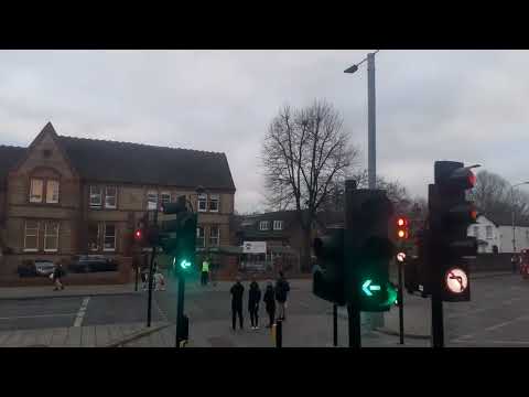 Full Journey on the Bus Route 85 - Kingston Hall Road- Putney Bridge Station. SP40119, YR59FZA.