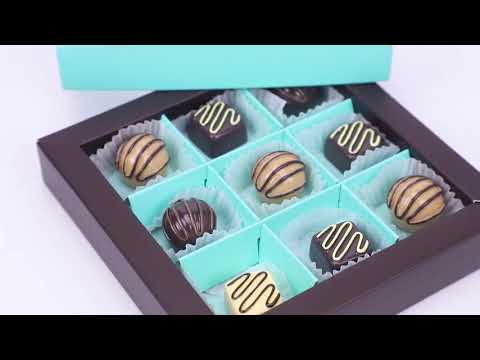 Wholesale Custom Chocolate Boxes With Divder In Bulk | Luxury-Paper-Box.Com