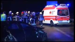 preview picture of video '03.01.2015: Unfall nach Graupelschauer auf A20: Eine Tote, vier Schwerverletzte'