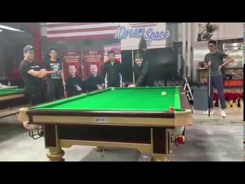 Corey Deuel Incredible Draw on Chinese 8 ball table