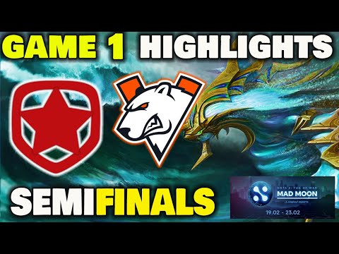 GAMBIT VS VIRTUS PRO GAME 1 Weplay! Dota 2 Tug of War: Mad Moon Semifinals
