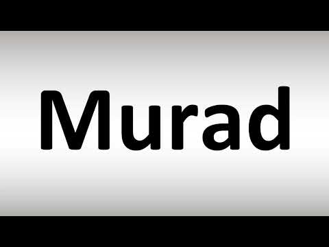 How to Pronounce Murad