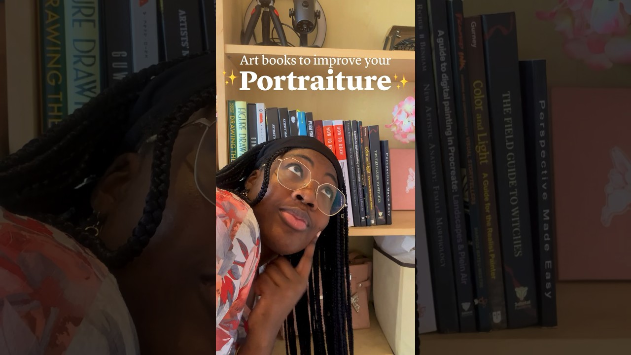 ART BOOKS to improve your PORTRAITURE 📖📚📕 #portraitdrawing  #portraiture