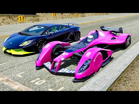 Red Bull X2010 vs Lamborghini Gallardo 8000 HP - Drag Race 2KM