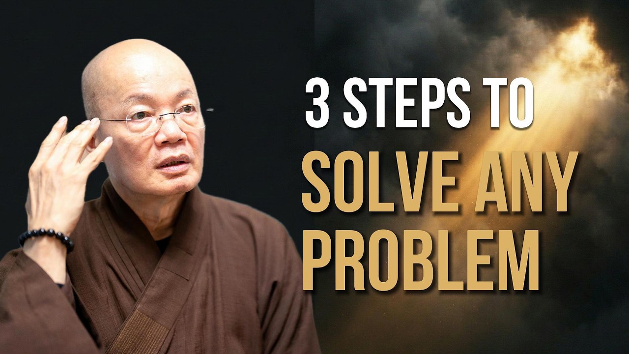 3 Steps to Solving ANY Problem | Buddhist Wisdom