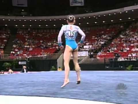 Elena Zamolodchikova - Floor Exercise - 2001 Visa American Cup