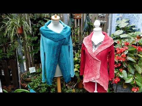 Knitting pattern jacket "Squaring the Circle" - easy version