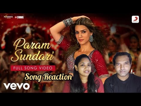 Param Sundari  Song Reaction | Mimi | Kriti Sanon| A. R. Rahman | Tamil Couple Reaction