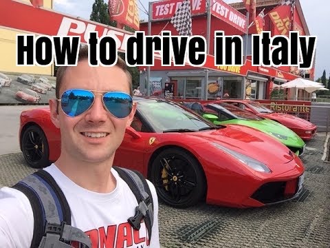 What it's like to drive a Ferrari in Italy.