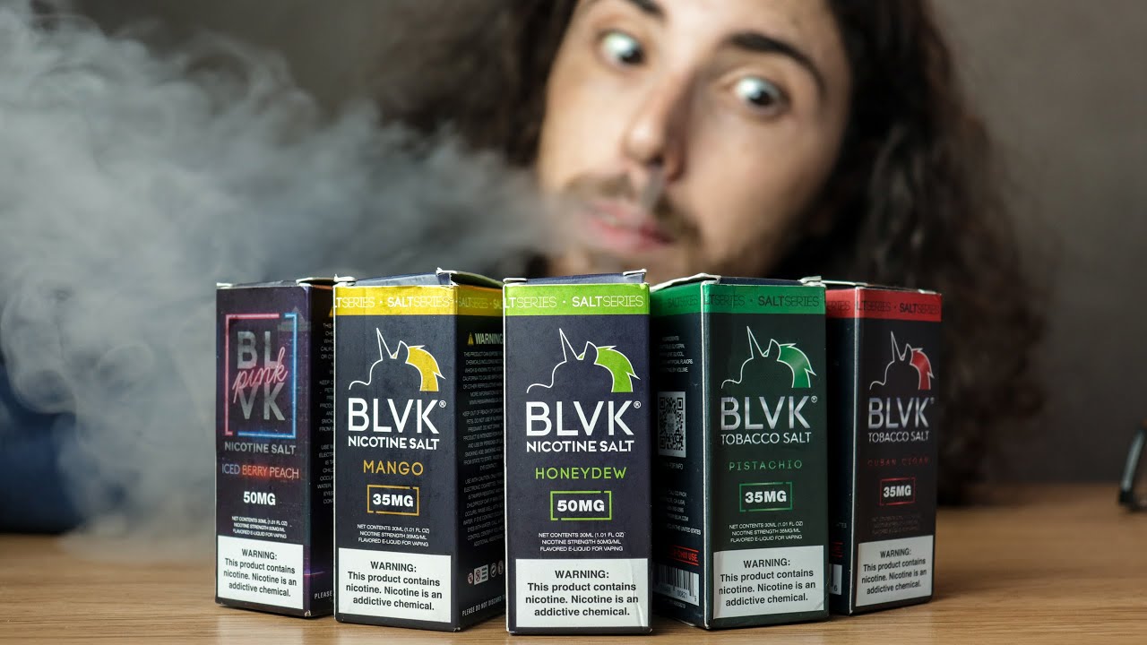 Salts da BLVK! Provando a linha! | Juice Review