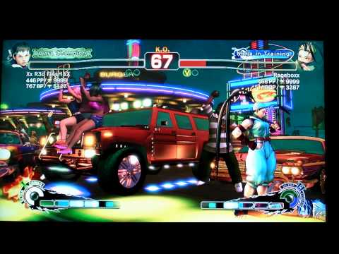 SSF4 AE 2012 Ibuki Vs Sakura