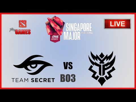 🔴 LIVE: TEAM SECRET vs THUNDER PREDATOR English Cast [BO3] - Singapore Major 2021  LIVE NO DELAY