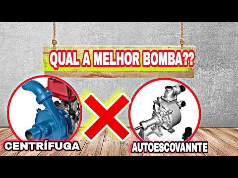 Bomba centrífuga ou bomba autoescovannte?qual a melhor para o seu Motobomba