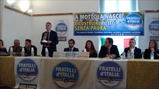 preview picture of video 'MOTTOLA: NASCE FRATELLI D'ITALIA!'