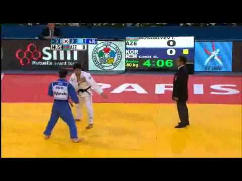 JUDO 2011 World Championships: Ilgar Mushkiyev (AZE) - Gwang-Hyeon Choi (KOR)
