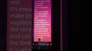 can you feel the  love tonight lyrics Jeffrey li