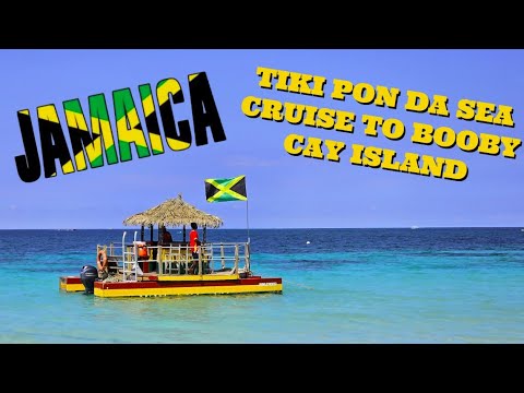 Tiki Pon Da Sea Cruise to Booby Cay Island, Negril, Jamaica | Mabbers in Jamaica Vlog Series #2 🦞🛥🇯🇲