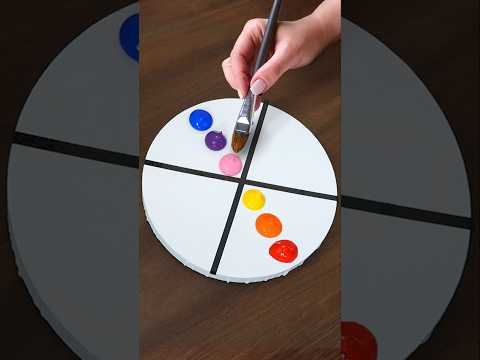 GRADIENT EMOTIONS in CIRCLE - Acrylic Art that Speaks 🎨😍