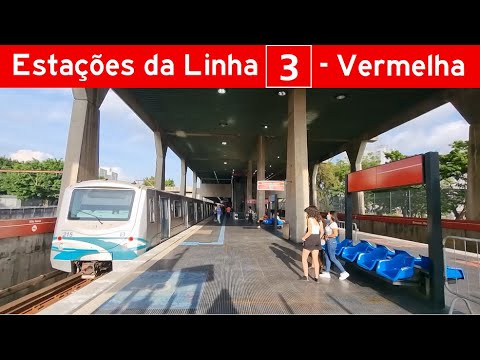 [1112] São Paulo Metro / Stations on Line 3 - Red