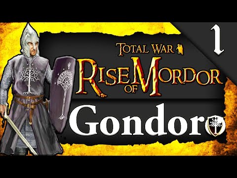 NEW* RISE OF MORDOR CAMPAIGN! Total War Rise of Mordor: Gondor Campaign Gameplay #1