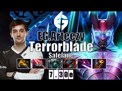 Terrorblade Safelane | EG.Arteezy | RTZ GOD 20 KILLS CRAZY TERRROBLADE | 7.30e Gameplay Highlights