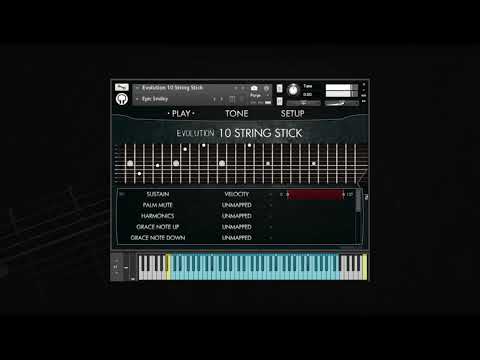 Video for Evolution 10 String Stick - Overview & Preset Demo