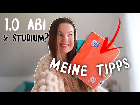 1,0 Abi + Studium // meine TOP TIPPS, Lernmethoden & Organisation
