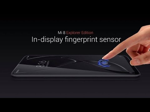 Xiaomi Mi 8 Explorer Edition official with On screen finger print