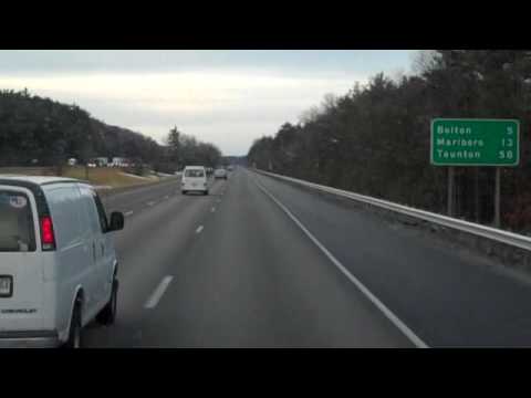 DRIVING IN MASSACHUSETTS 495 WEST
