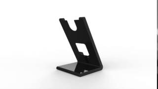 i phone stand 3 Black