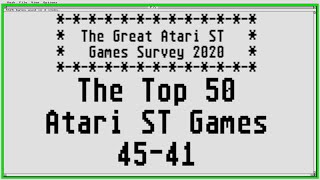 The Top 50 Atari ST Games Episode 2: 45-41