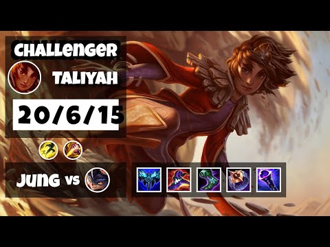 Taliyah vs Rumble EU Challenger JUNGLE (20/6/15) - v11.11