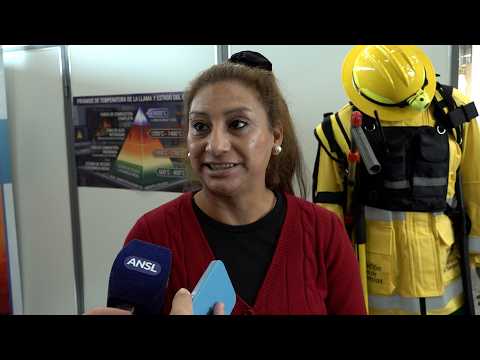 Lorena Frías, presidenta de la Asociación de Bomberos Voluntarios de Fraga