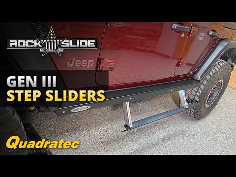 Rock Slide Engineering Gen III Step Sliders for Jeep Wrangler & Gladiator
