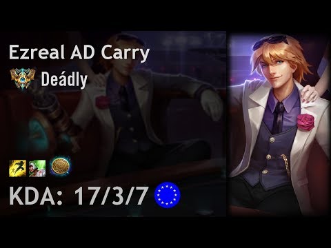 Ezreal AD Carry vs Xayah - Deádly - EUW Challenger Patch 8.5