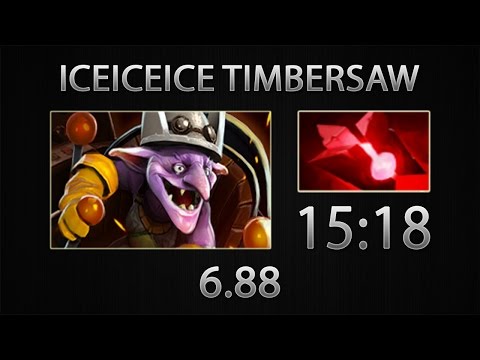 Dota 2 Timbersaw Fast Farm - iceiceice - Bloodstone - 15:18 [6.88]