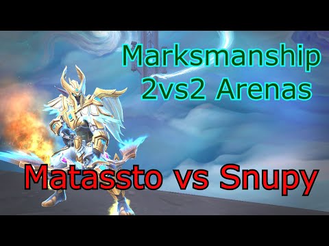 Matasso vs Snupy Part 2- Marksmanship Hunter PVP 2,6+mmr 9.1.5 shadowlands
