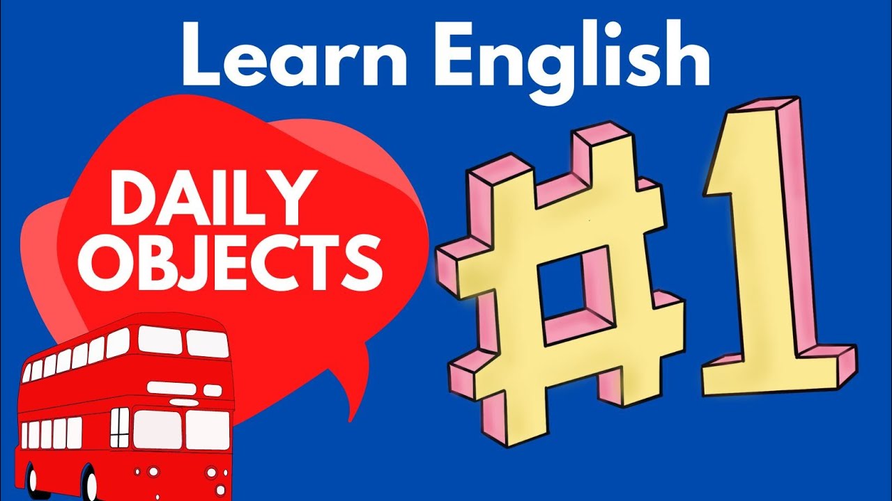 Daily objects - English for #beginners A1 level