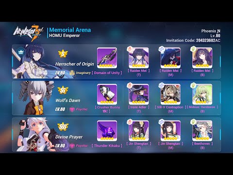 [ HI3 ] Masters MA - Homu [ 38.336/31.946 ] - HoO (+Kiana ELF)