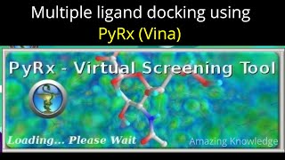 Step by step multiple ligand molecular docking using PyRx (Vina)