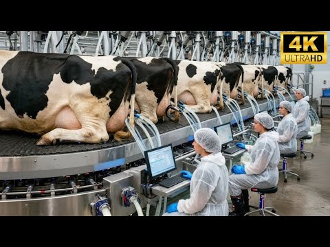 How Giant Dairy Farms Produce Milk at Massive Scale | Inside Industrial Farming