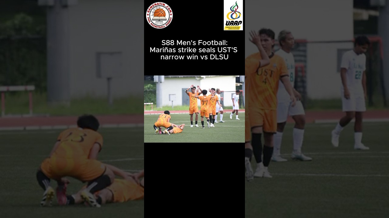 UAAP Men's Football: UST downs DLSU behind Rodrigo Marinas' goal