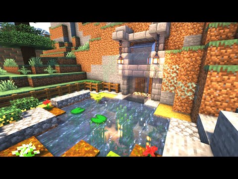 Minecraft: Stone Brick Waterfall Tutorial (#14)
